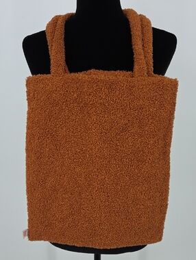 Hema Rust Brown Sherpa Tote Bag
